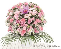 洋風生花ピンク